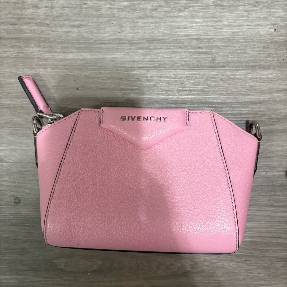 Givenchy Pink Crossbody Bag with Textured Leather